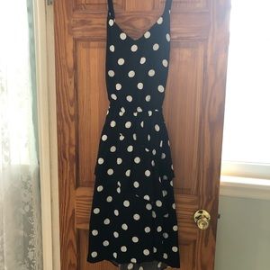A New Day Black and white polka dot dress